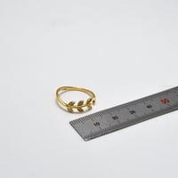 خاتم ايطالي ذهب 18 - صورة 2