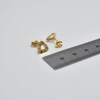حلق ايطالي ذهب 18 - صورة 2