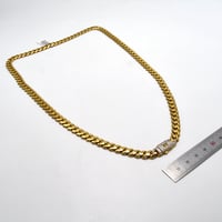 سبحة جنزير ذهب 18 - صورة 3
