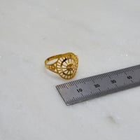 خاتم حجازي ذهب 21 - صورة 2