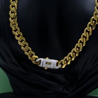 سبحة جنزير ذهب 18 - صورة 2