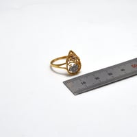 خاتم ايطالي ذهب 18 - صورة 2