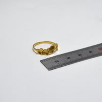 خاتم ايطالي ذهب 18 - صورة 2