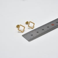 حلق ايطالي ذهب 18 - صورة 2