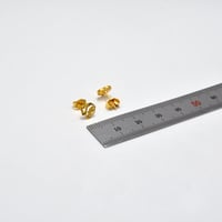 حلق ايطالي ذهب 21 - صورة 2