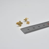حلق ايطالي ذهب 18 - صورة 2