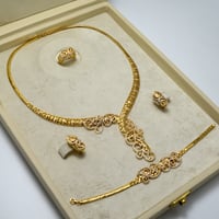 طقم كالزا ذهب 18 - صورة 1