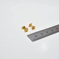حلق ايطالي ذهب 21 - صورة 2