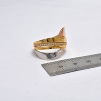 خاتم ايطالي ذهب 18 - صورة 2