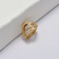 خاتم ايطالي ذهب 18 - صورة 1