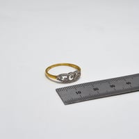 خاتم ايطالي ذهب 18 - صورة 2