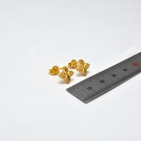 حلق كوين فلور ذهب 21 - صورة 2