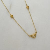 عقد ايطالي ذهب 18 - صورة 1