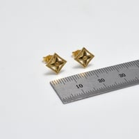 حلق ذهب 18 - صورة 2