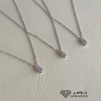 عقد اللوجن ذهب 18 - صورة 5