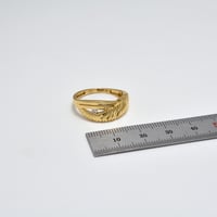 خاتم ايطالي ذهب 18 - صورة 2