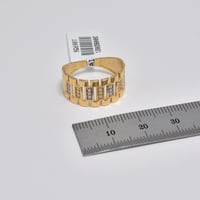 خاتم ايطالي ذهب 18 - صورة 2