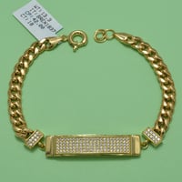 سوار جنزير ذهب 18 - صورة 1
