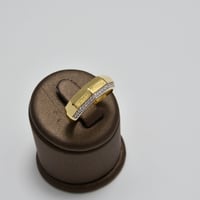 خاتم ايطالي ذهب 18 - صورة 1