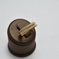خاتم ايطالي ذهب 18 - صورة 1