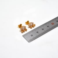 حلق عيون المها جواهر ذهب 21 - صورة 2