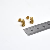 حلق ذهب 18 - صورة 2