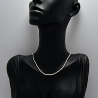 عقد لؤلؤ طبيعي زراعي ذهب 18 - صورة 1