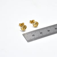 حلق ذهب 18 - صورة 2