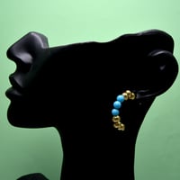 حلق لورا ذهب 18 - صورة 2