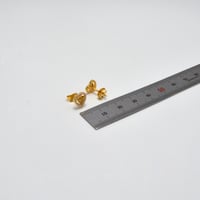 حلق ايطالي ذهب 21 - صورة 2