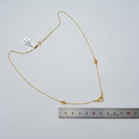 عقد ايطالي ذهب 18 - صورة 2