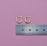 حلق ذهب 18 -للاطفال - صورة 3