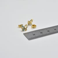 حلق ايطالي ذهب 18 - صورة 2