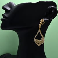حلق ذهب 18 - صورة 1