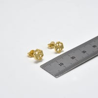 حلق ايطالي ذهب 18 - صورة 2