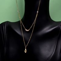 عقد ايطالي ذهب 18 - صورة 2