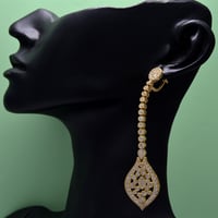 حلق ذهب 18 - صورة 1