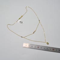 عقد ايطالي ذهب 18 - صورة 3
