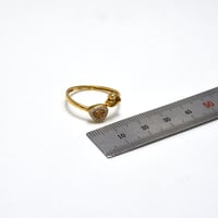 خاتم ايطالي ذهب 18 - صورة 2