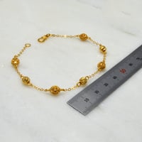 سوار المنثوره ذهب 21 - صورة 2
