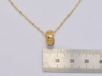 عقد ناعم ذهب 18  - صورة 3