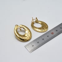 حلق ايطالي ذهب 18 - صورة 2
