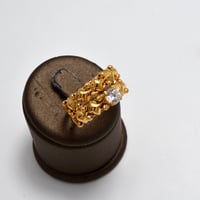 خاتم لازوردي ذهب 21 - صورة 2
