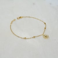 سوار فرفشه ذهب 18 - صورة 1