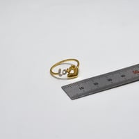خاتم ايطالي ذهب 18 - صورة 2