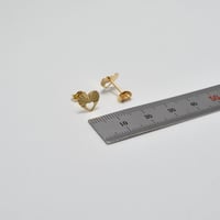 حلق ايطالي ذهب 18 - صورة 2