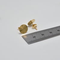 حلق ايطالي ذهب 18 - صورة 2