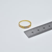 خاتم نابولي ذهب 18 - صورة 2