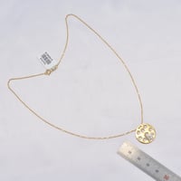 عقد فراشة ذهب 18 - صورة 2