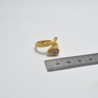 خاتم ايطالي ذهب 18 - صورة 2
